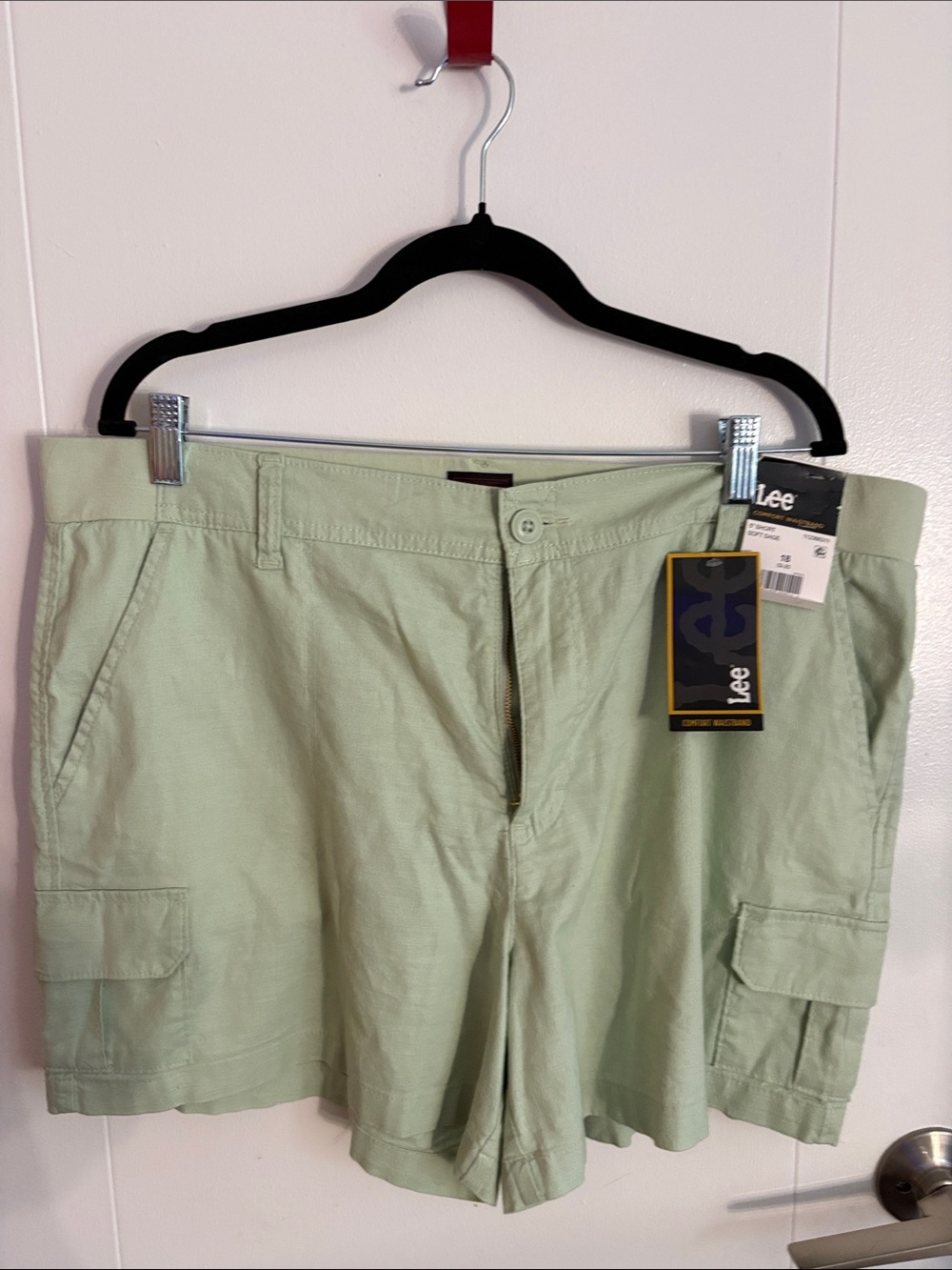 Lee Women’s Sage Green Cargo Shorts